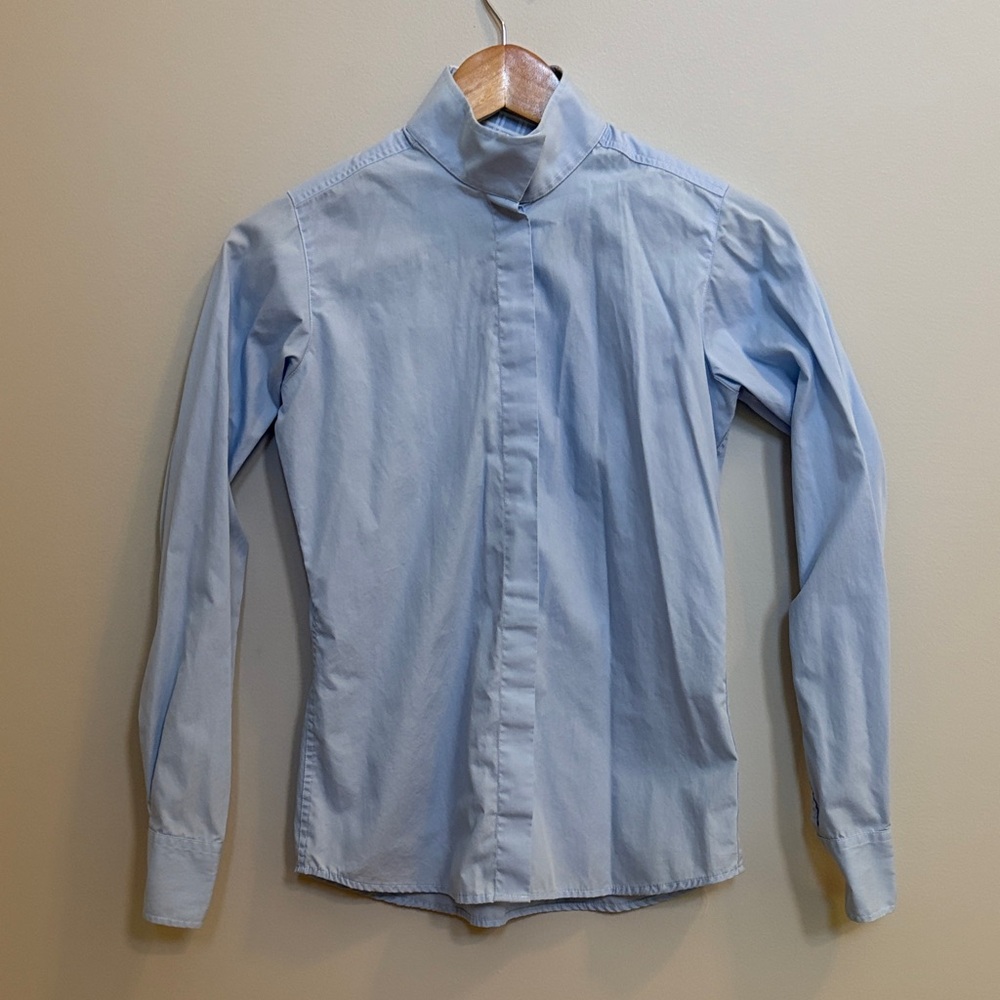 Essential Collection equestrian light blue button down size 16